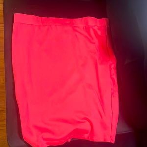 Hot pink skirt